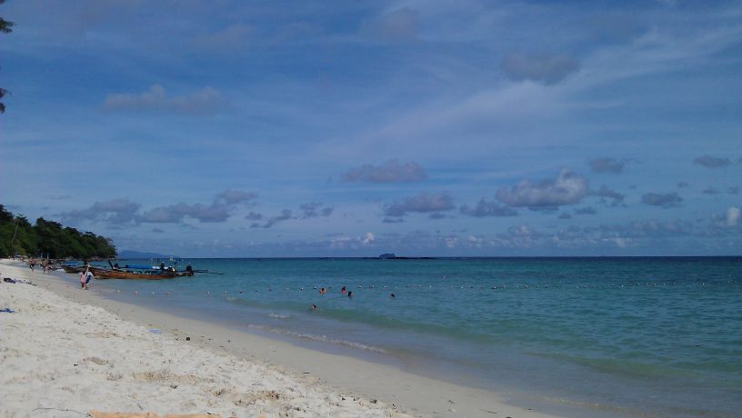 koh phi phi uitzicht zee strand