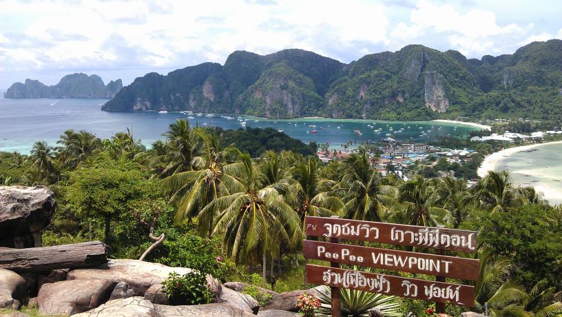 koh phi phi viewpoint bord